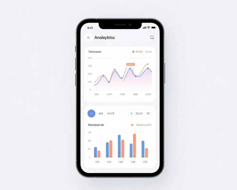趋势分析图表界面